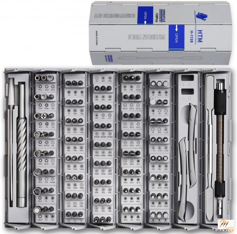 128-in-1 Professional Magnetic Screwdriver Set: Precision Repair Tool Kit for Computer, Laptop, Xbox, Macbook, Game Console