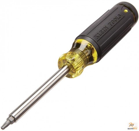 27-in-1 Multi-bit Tamperproof Screwdriver Tool with Torx, Hex, Torq, Spanner Bits, and 1/4-Inch Nut Driver